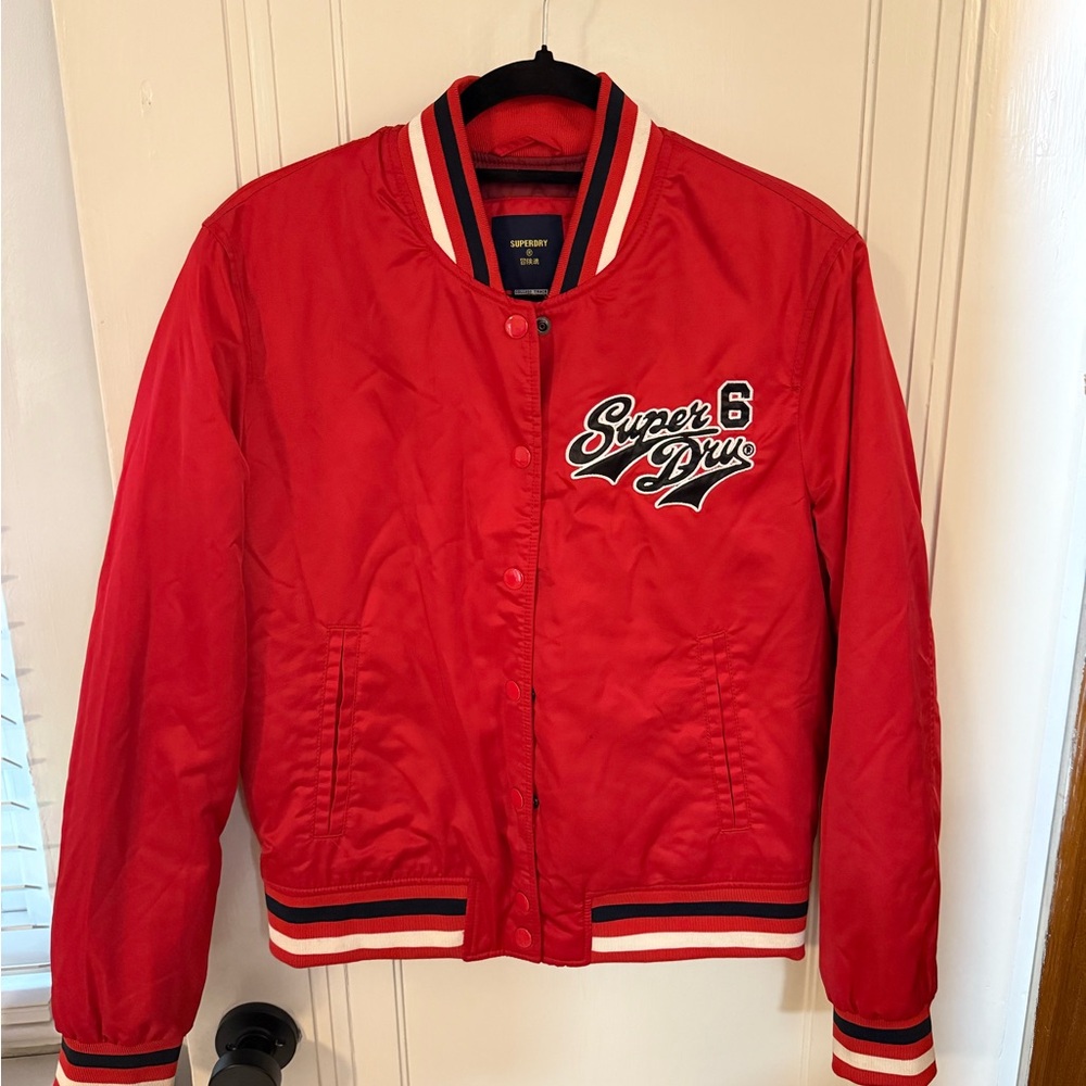 Superdry Scarlet Varsity Jacket